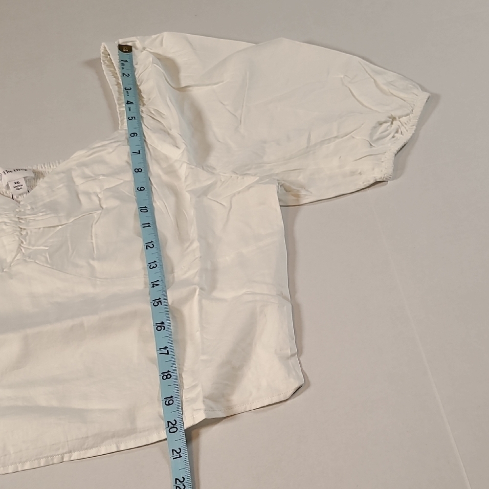The Drop Annie Sweetheart Neckline Elegant White Women's Top Puff Sleeve XXL NWT - Picture 11 of 12